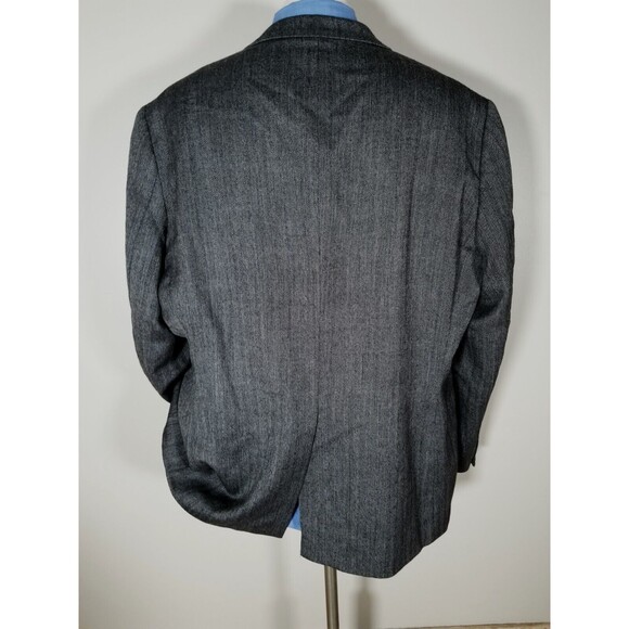 New 52L joseph & feiss Gray Wool Tweed Blazer Sport Coat Jacket - Picture 4 of 6